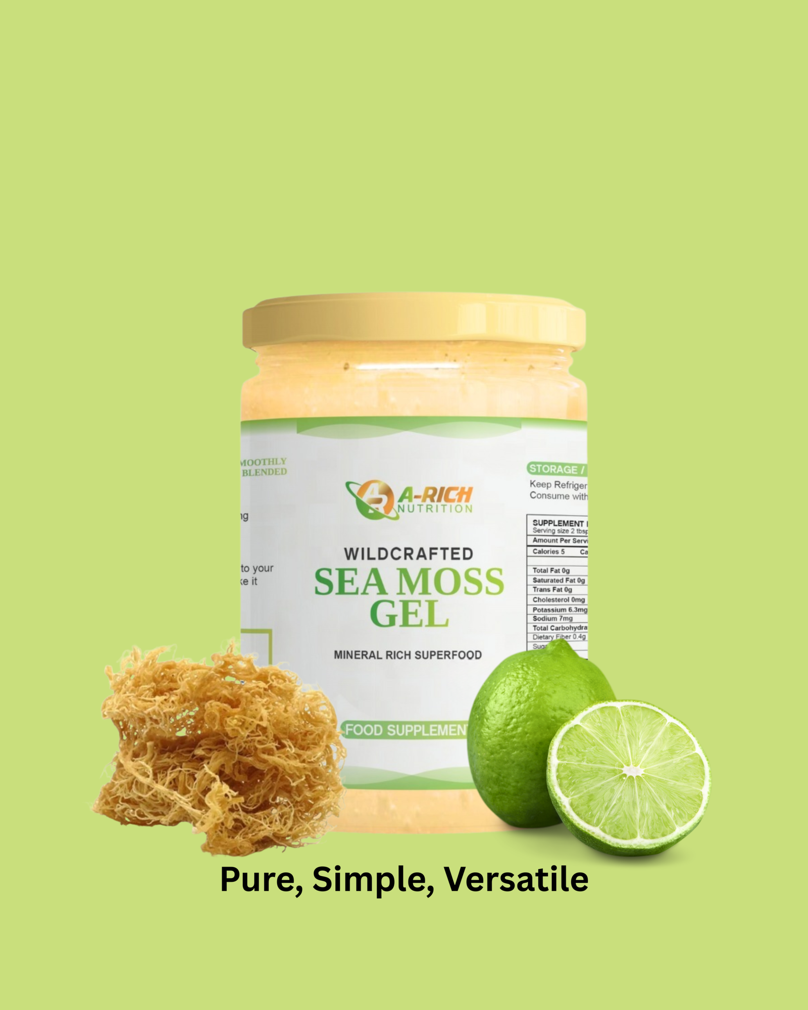 Golden Sea Moss Gel 300g - Image 2