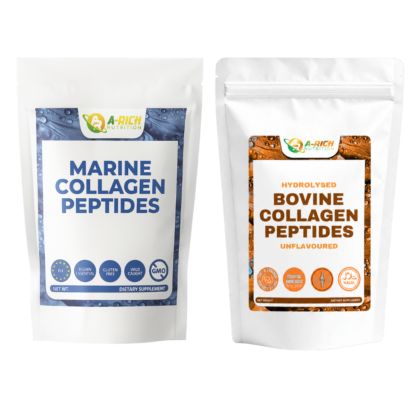 Double the Collagen | Bovine & Marine Collagen Powder Bundle