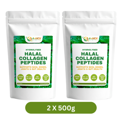 Halal Collagen Peptides Powder 1kg (2x 500g)